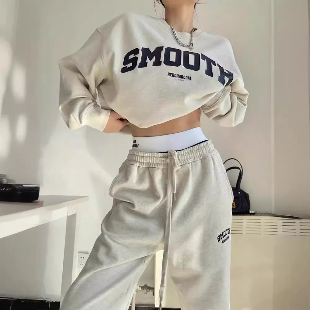 Women's Smooth Streetwear Outfit Set
