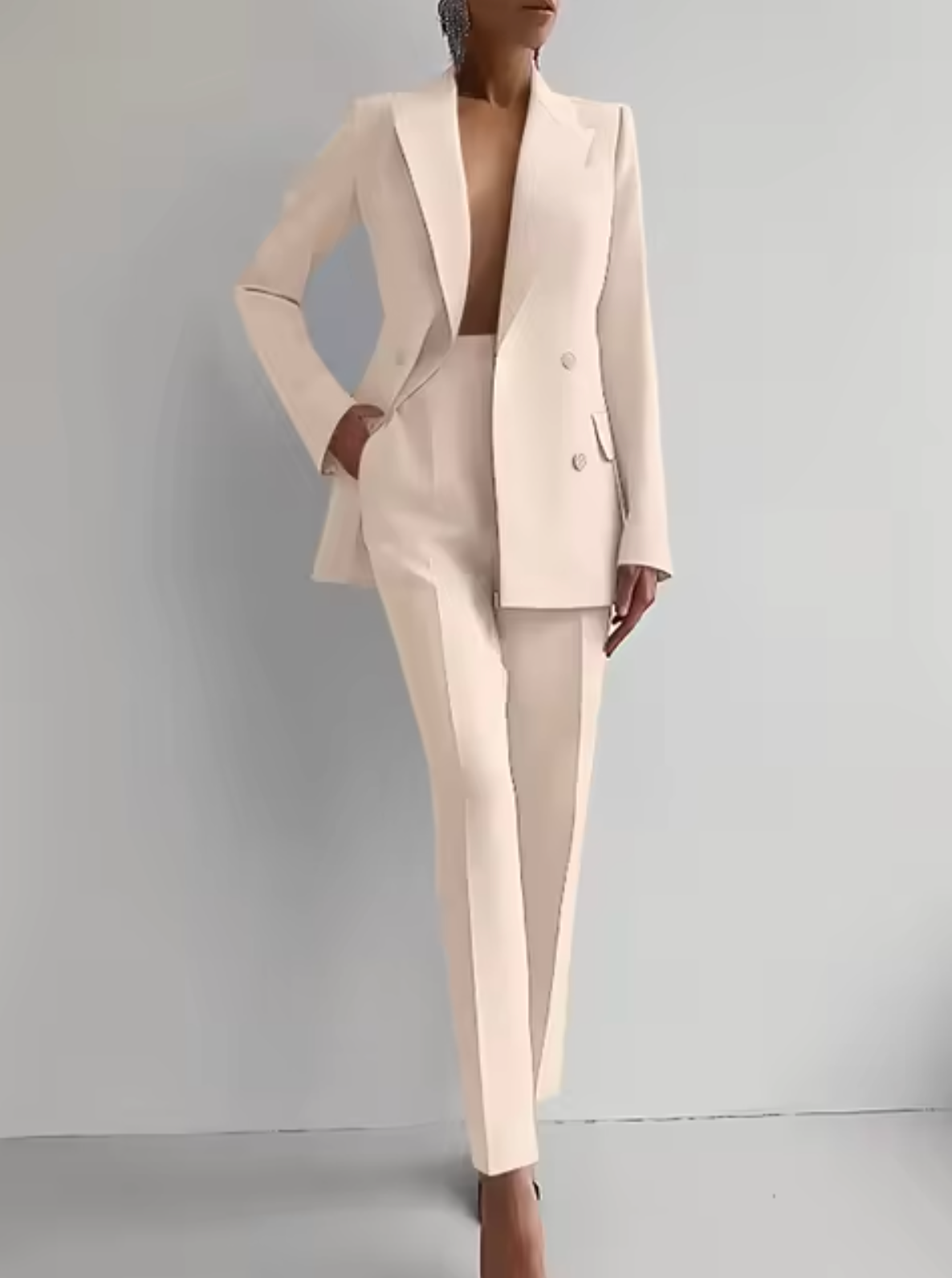 Women's Tailored Blazer and Pants Set