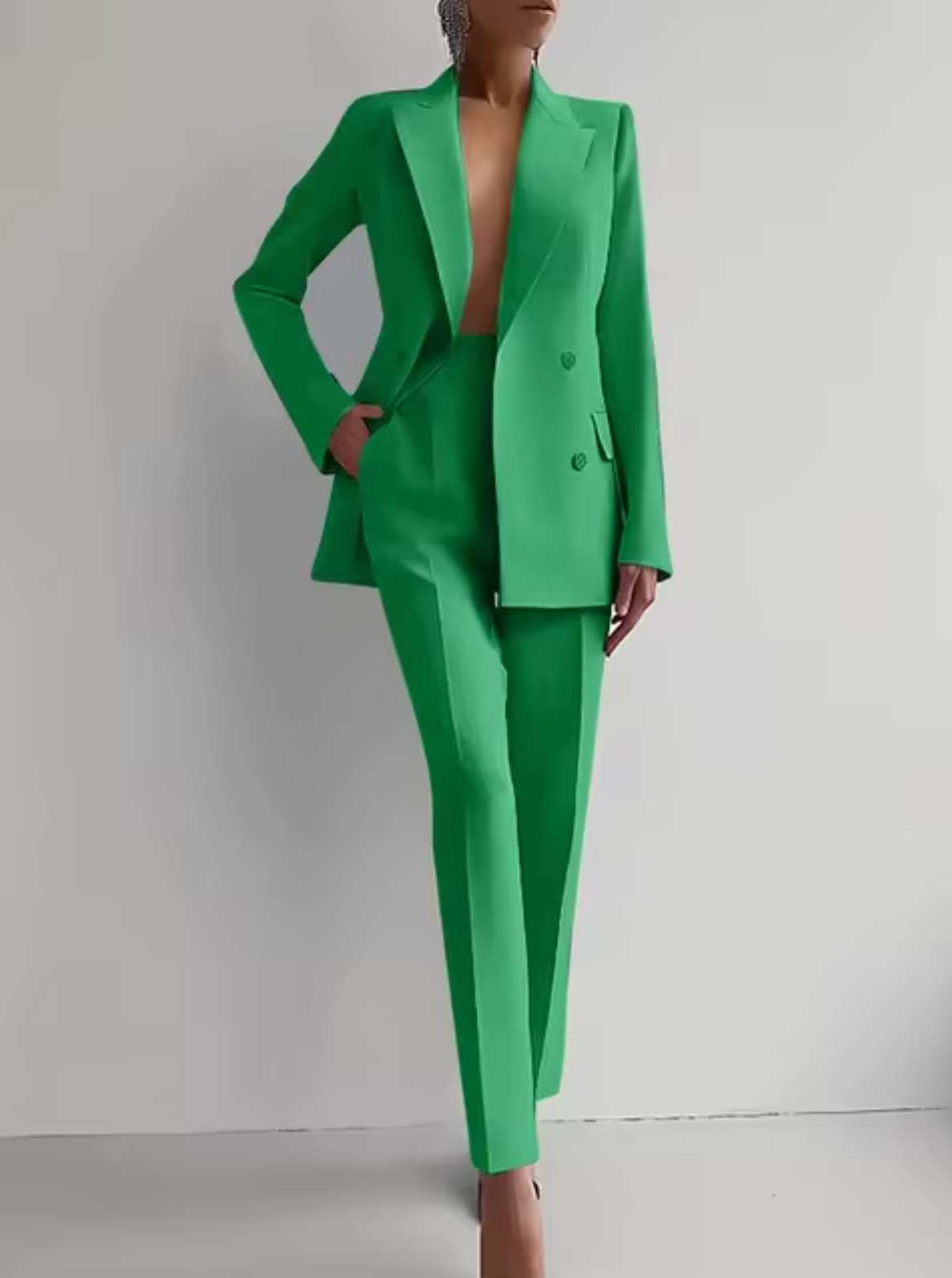 Women's Tailored Blazer and Pants Set